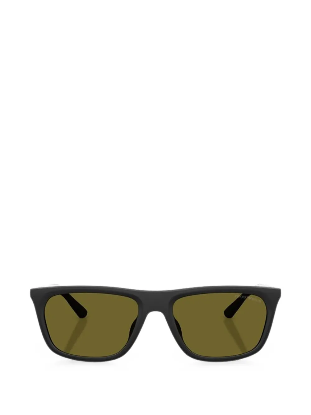 Emporio Armani rectangle-frame sunglasses - Schwarz