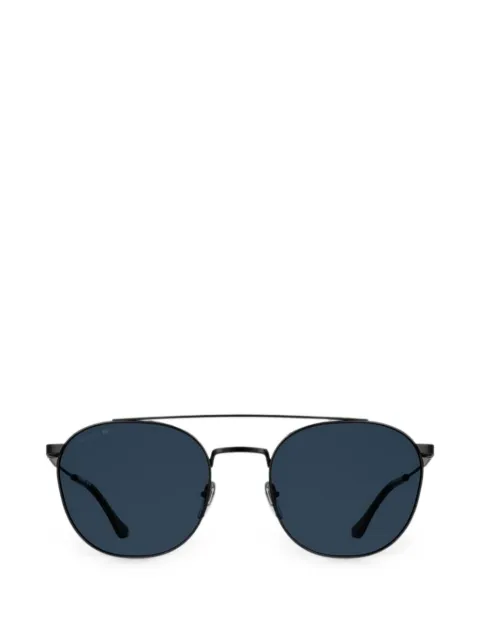 Lacoste round-frame double-bridge sunglasses