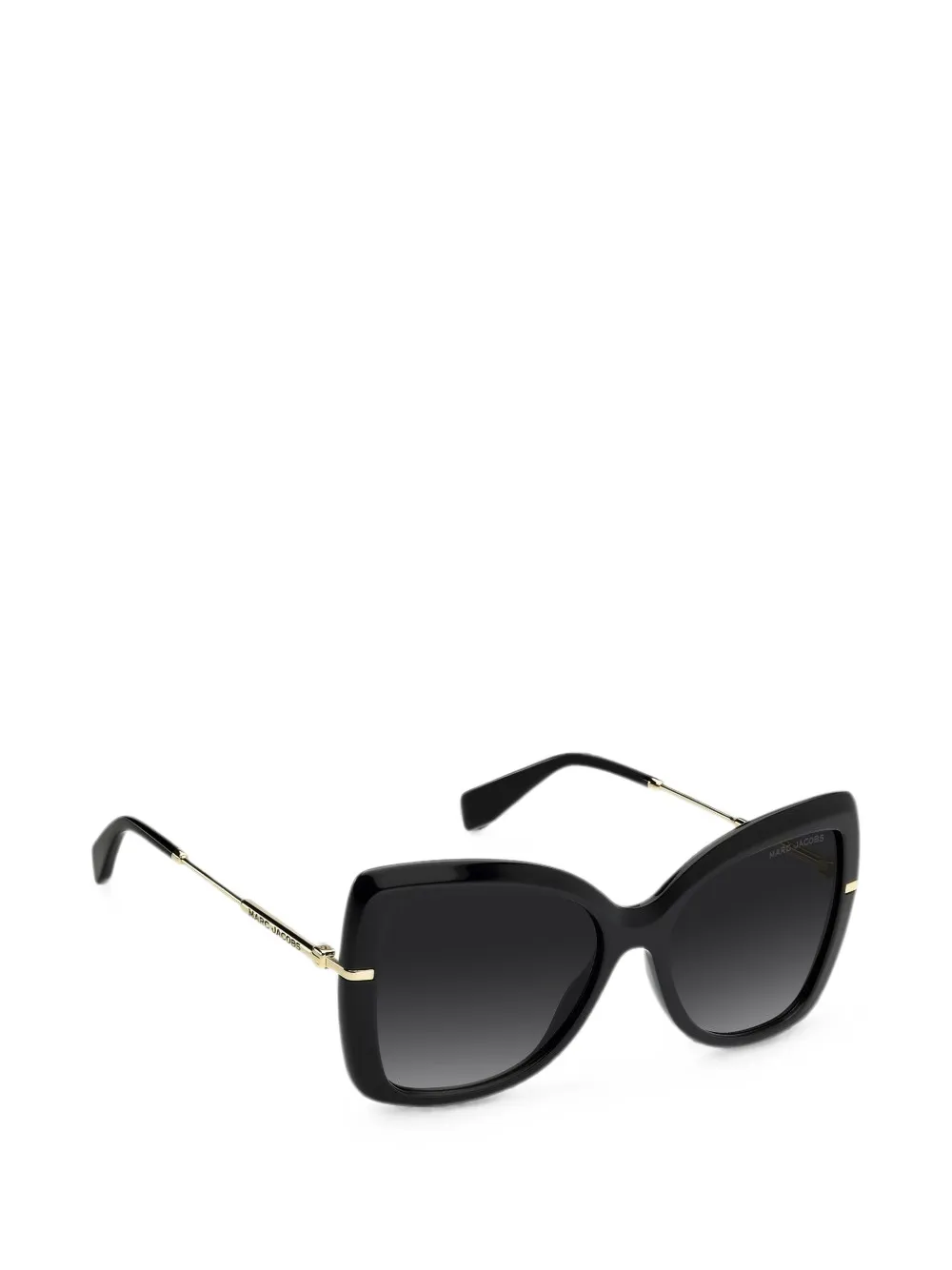 Marc Jacobs Eyewear Zonnebril met vlinder montuur Zwart