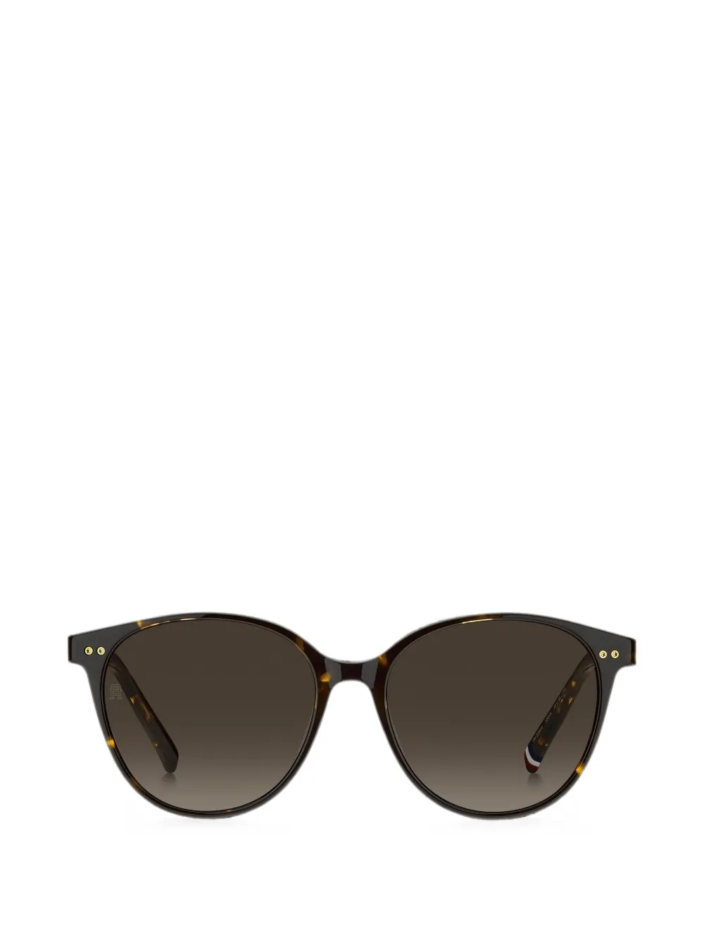 Tommy Hilfiger geometric-frame sunglasses - Marrone