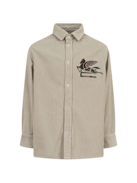 ETRO KIDS corduroy overshirt