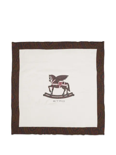 ETRO KIDS Pegaso paisley-print blanket