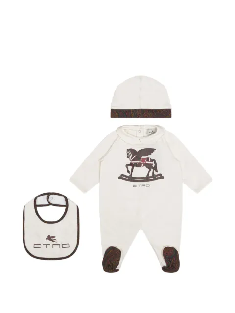ETRO KIDS Pegaso paisley-print baby set