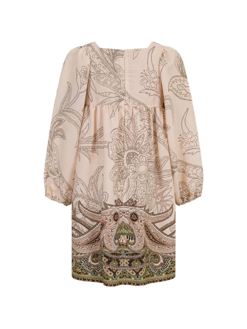 ETRO KIDS Jurk met geplaatste afwerking Beige