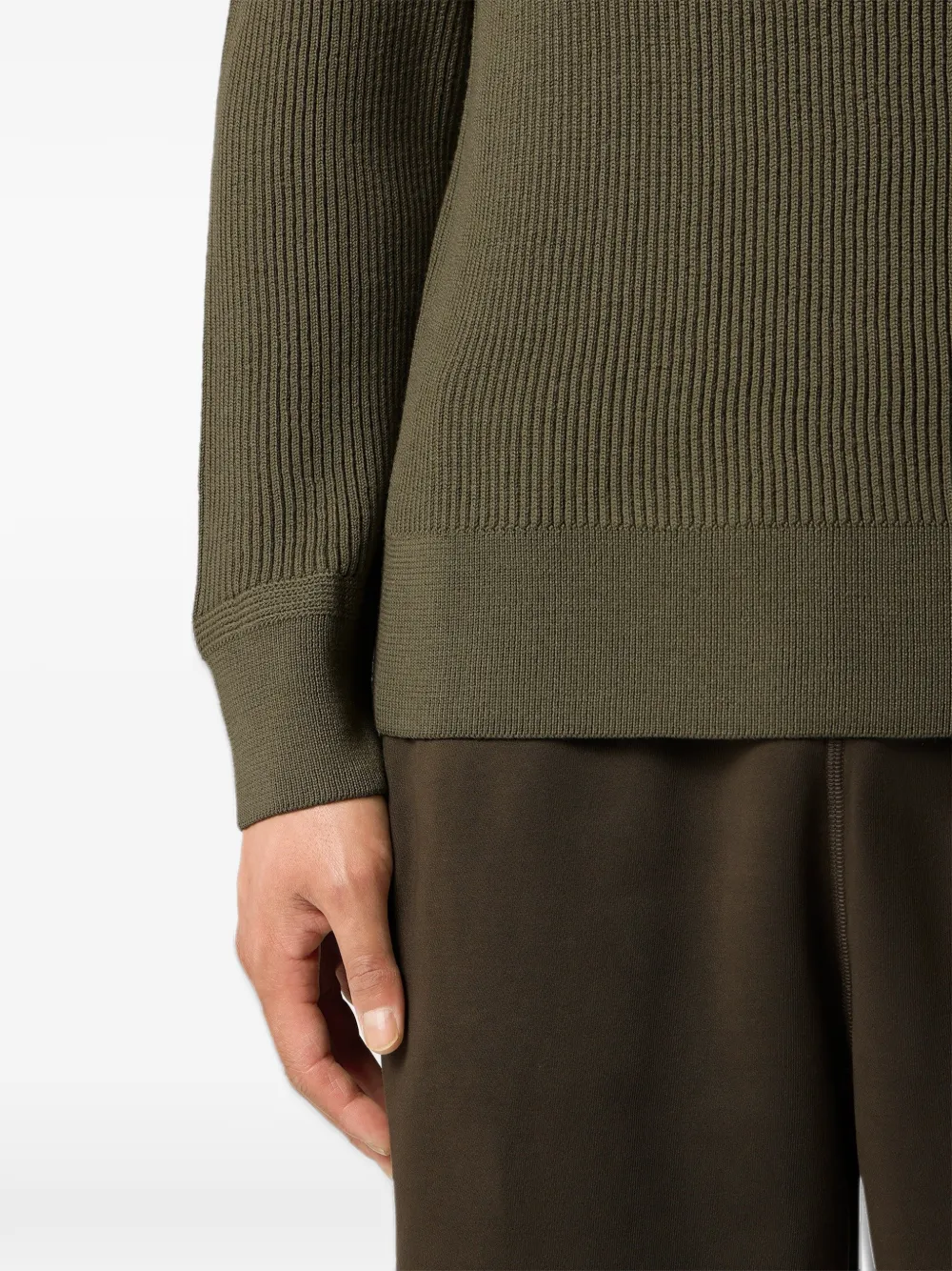 Stone Island Ribgebreide coltrui Groen