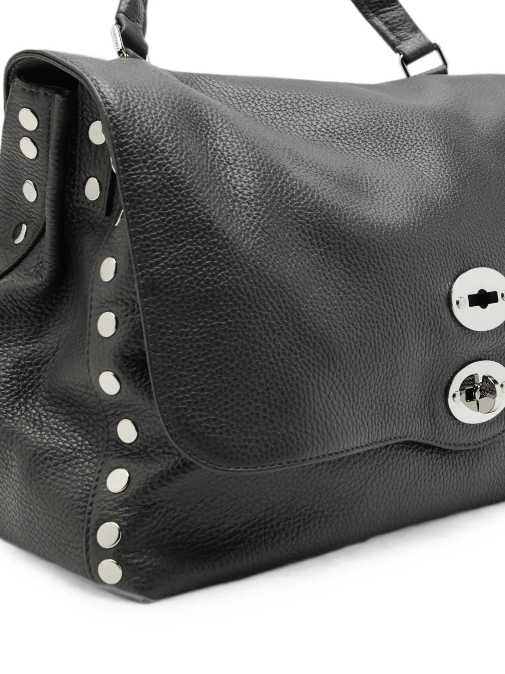 Zanellato Postina crossbodytas verfraaid met studs Zwart