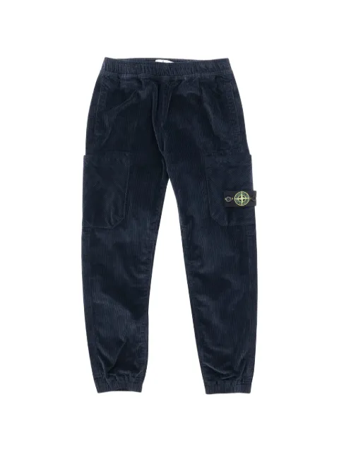Stone Island Junior corduroy cargo pants