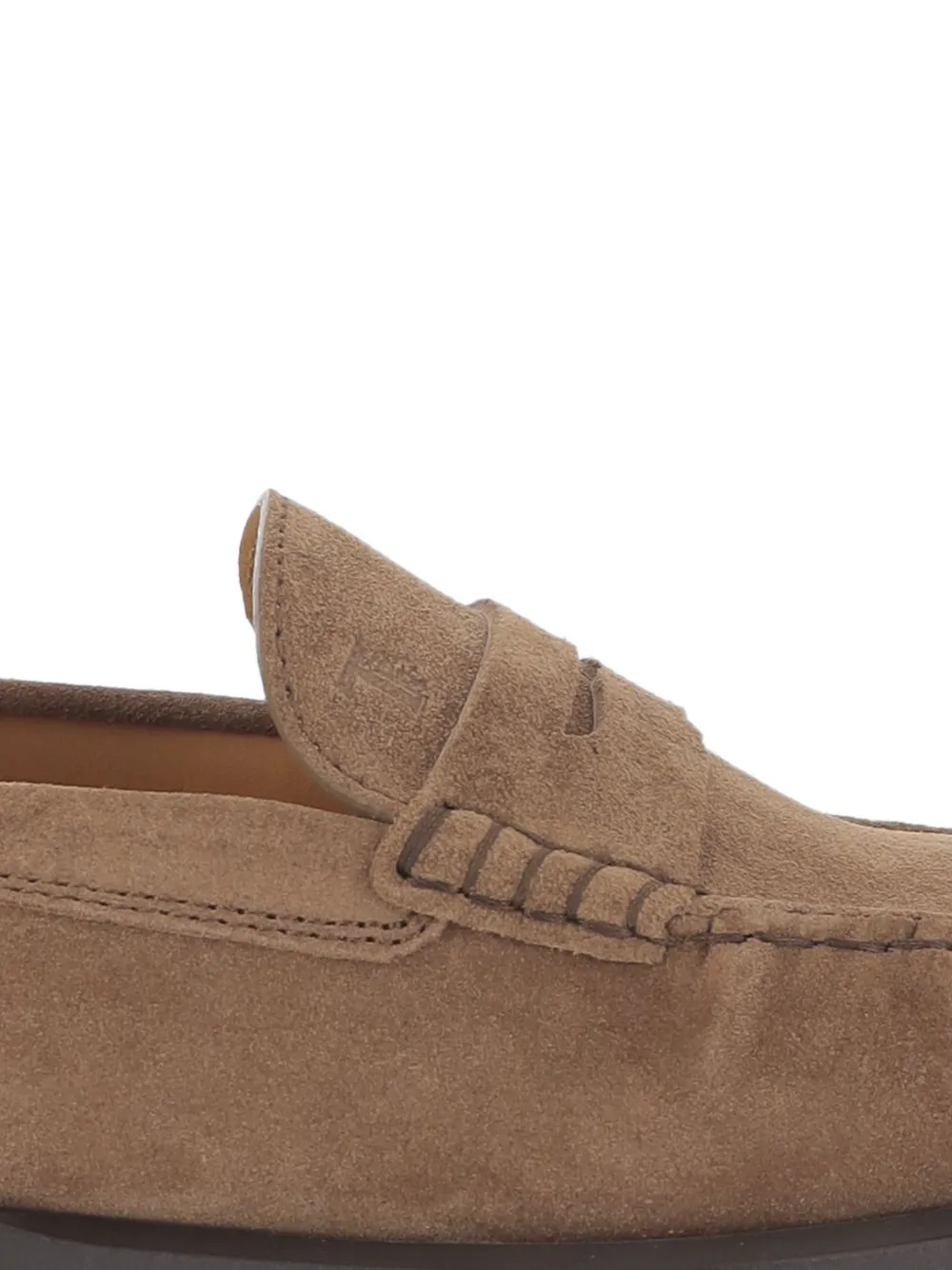Tod's suede slip-on loafers Bruin