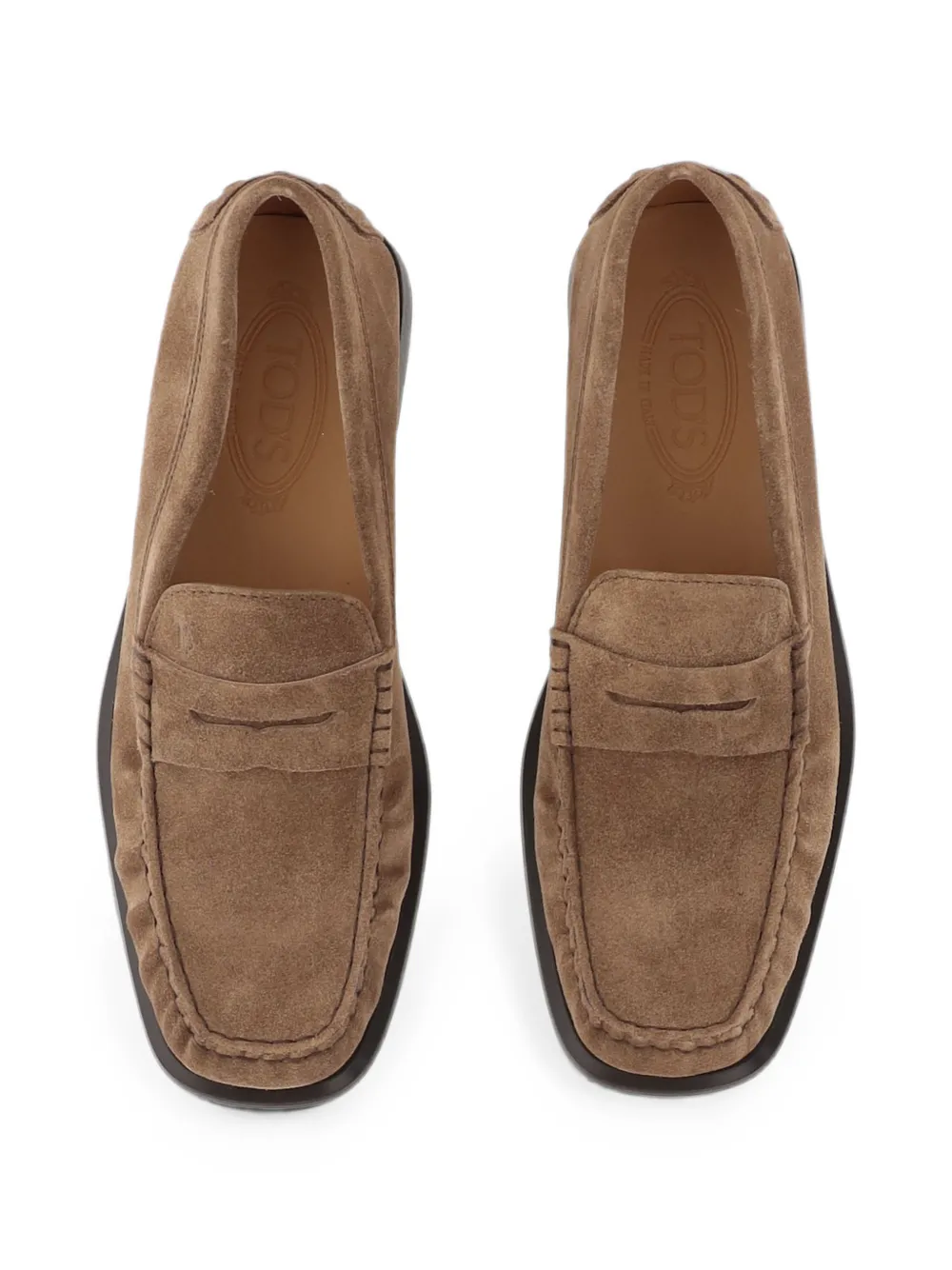 Tod's suede slip-on loafers Bruin