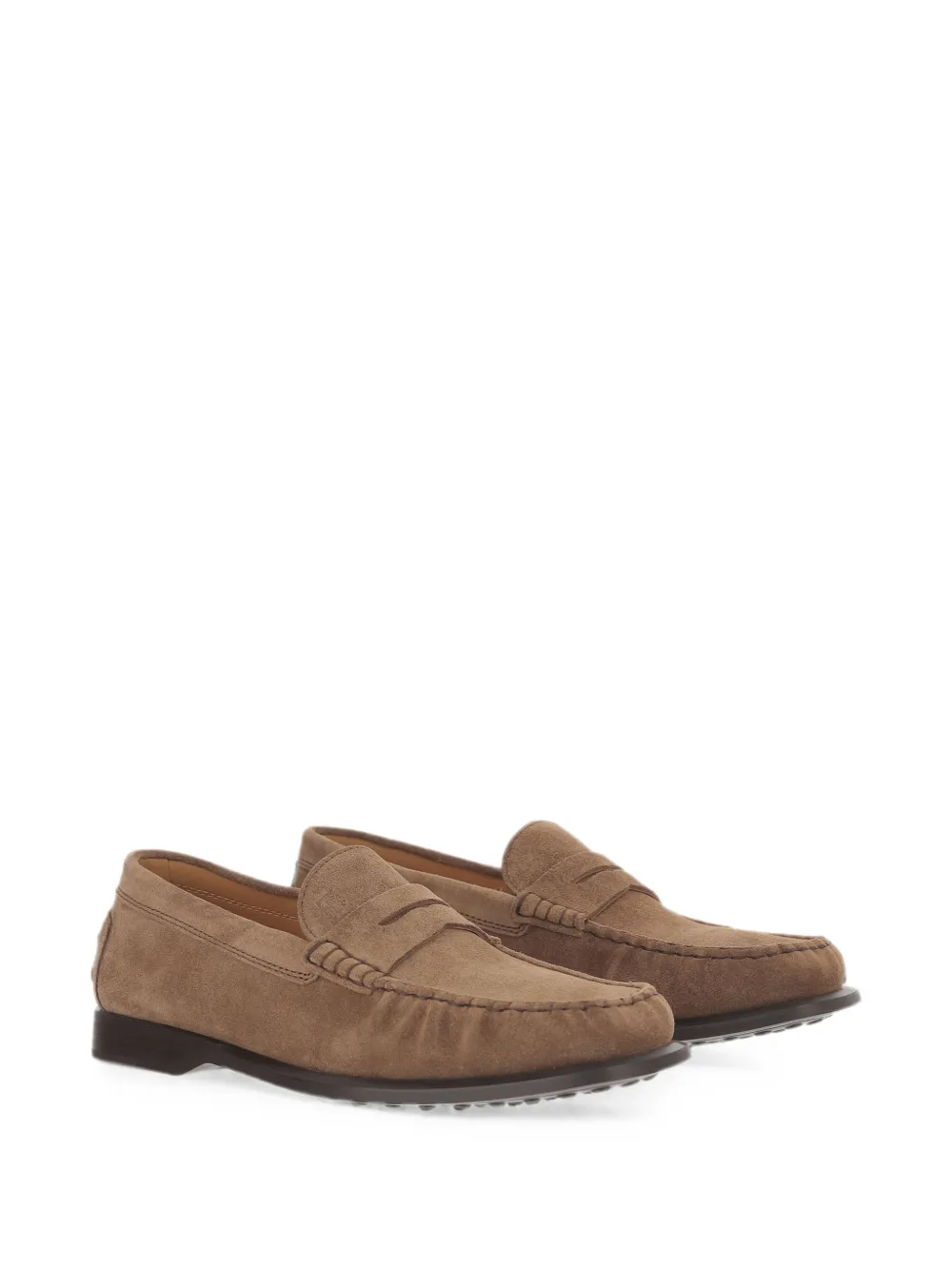 Tod's suede slip-on loafers Bruin