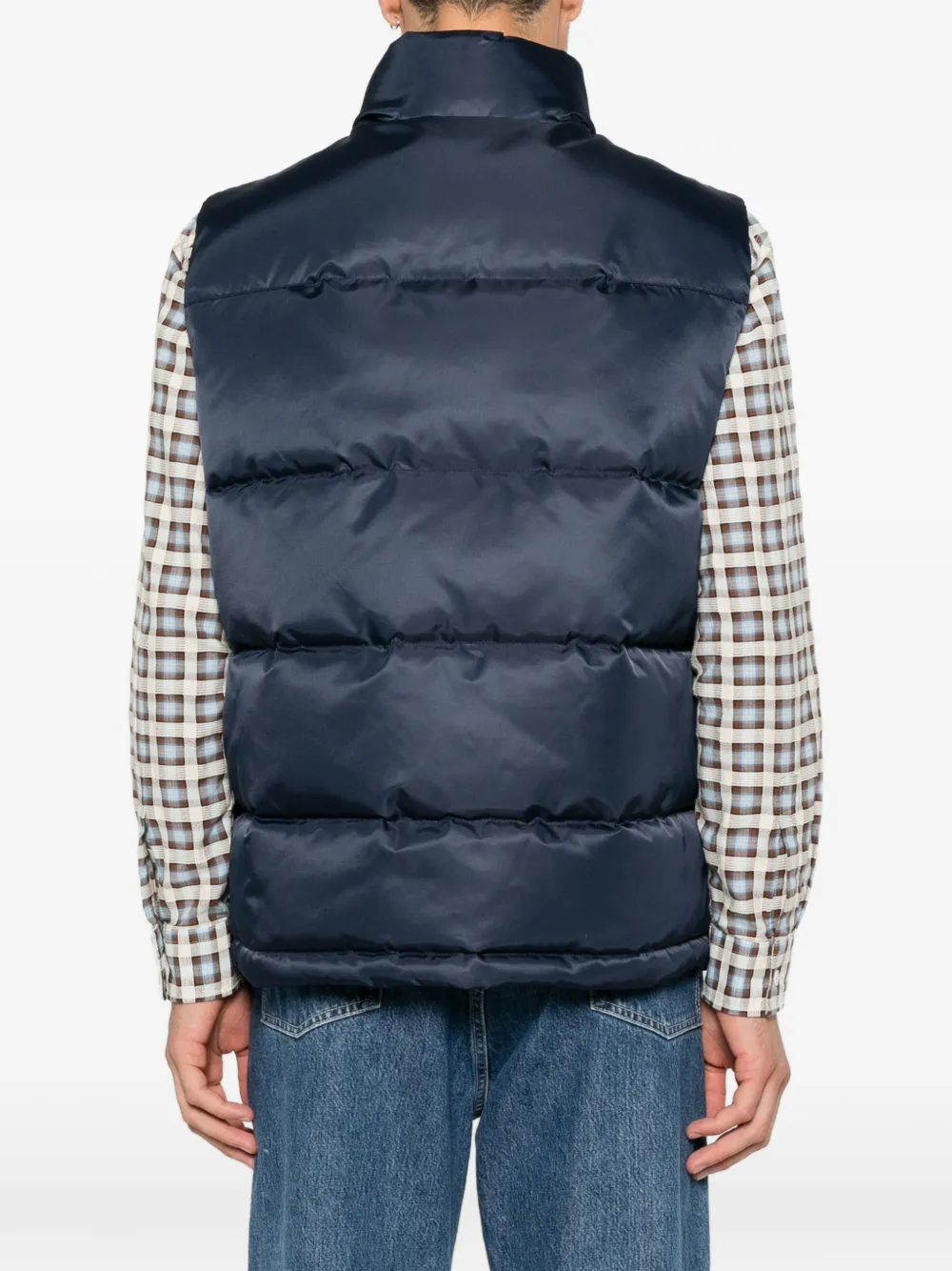 Drôle De Monsieur Not From Paris Madame gewatteerde gilet Blauw
