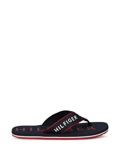 Tommy Hilfiger logo-print flip-flops