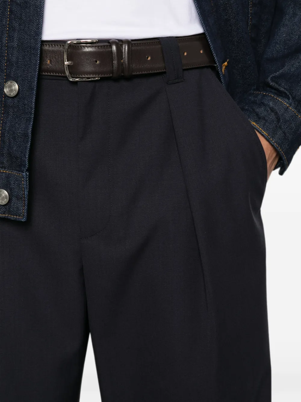 A.P.C. Straight plooibroek Blauw
