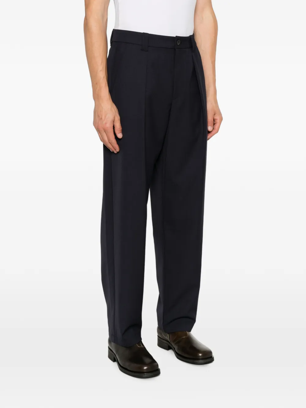 A.P.C. Straight plooibroek Blauw