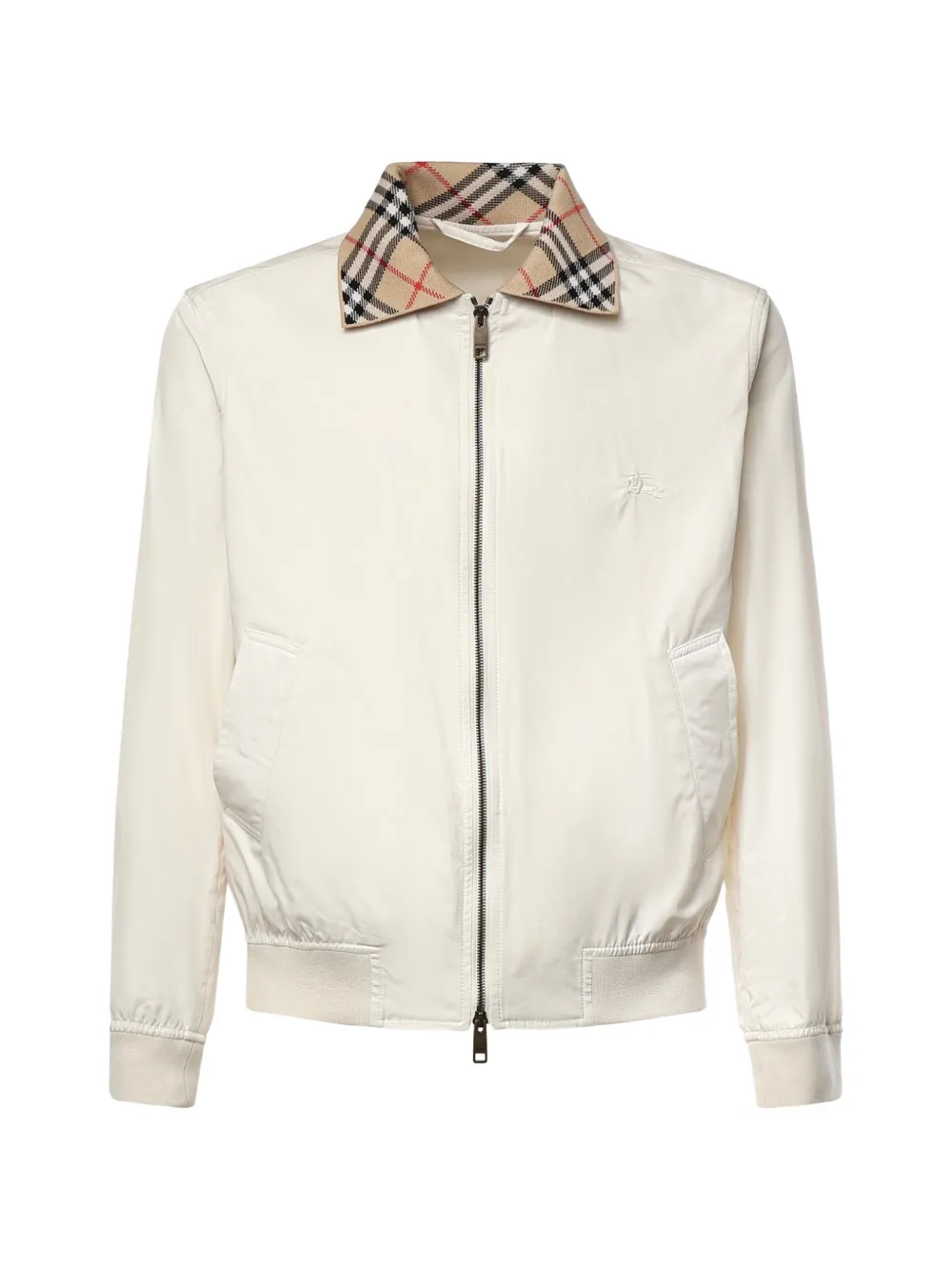 Burberry Gabardine Glenfields Harrington jacket - Toni neutri
