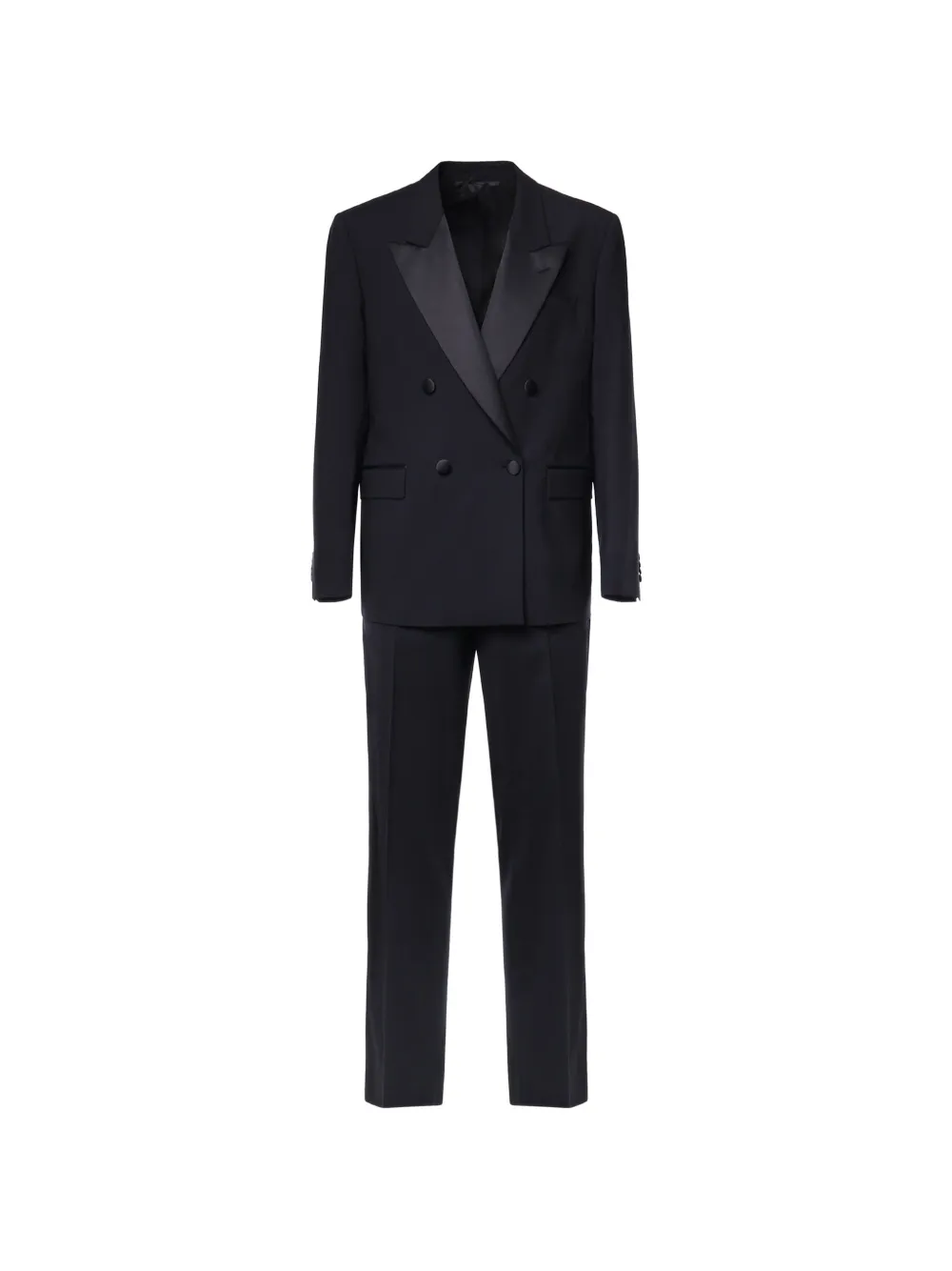 Lardini double-breasted peak-lapel suit - Blu