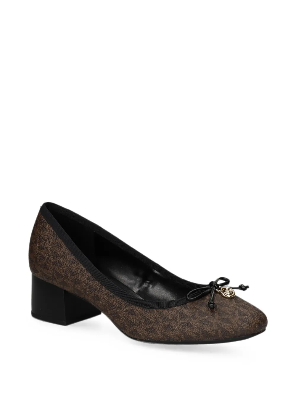 Michael Kors logo-print bow-detail pumps Bruin
