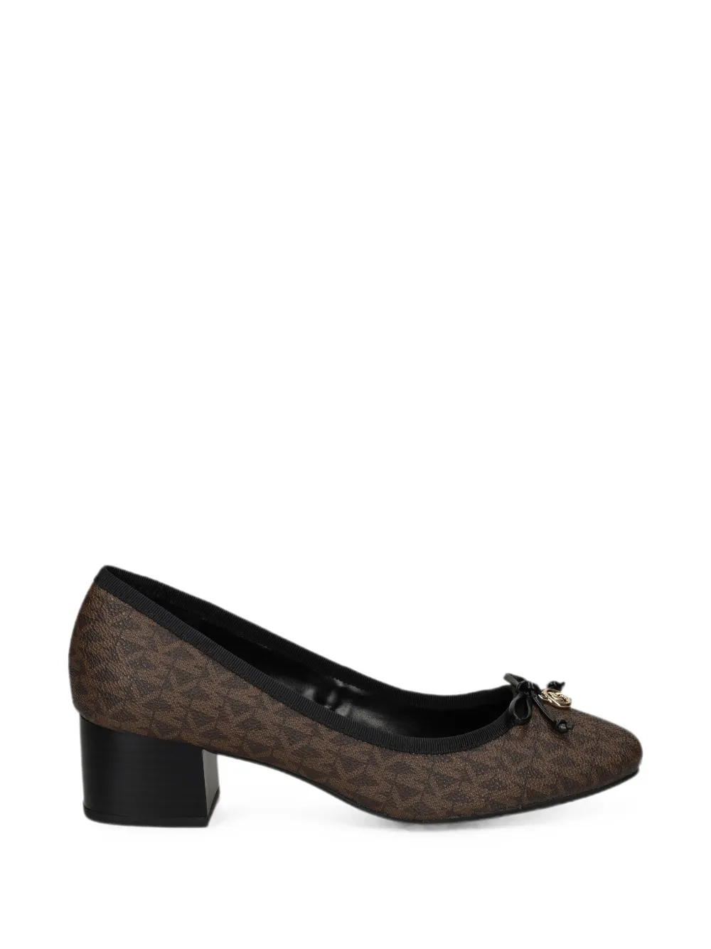 Michael Kors logo-print bow-detail pumps Bruin
