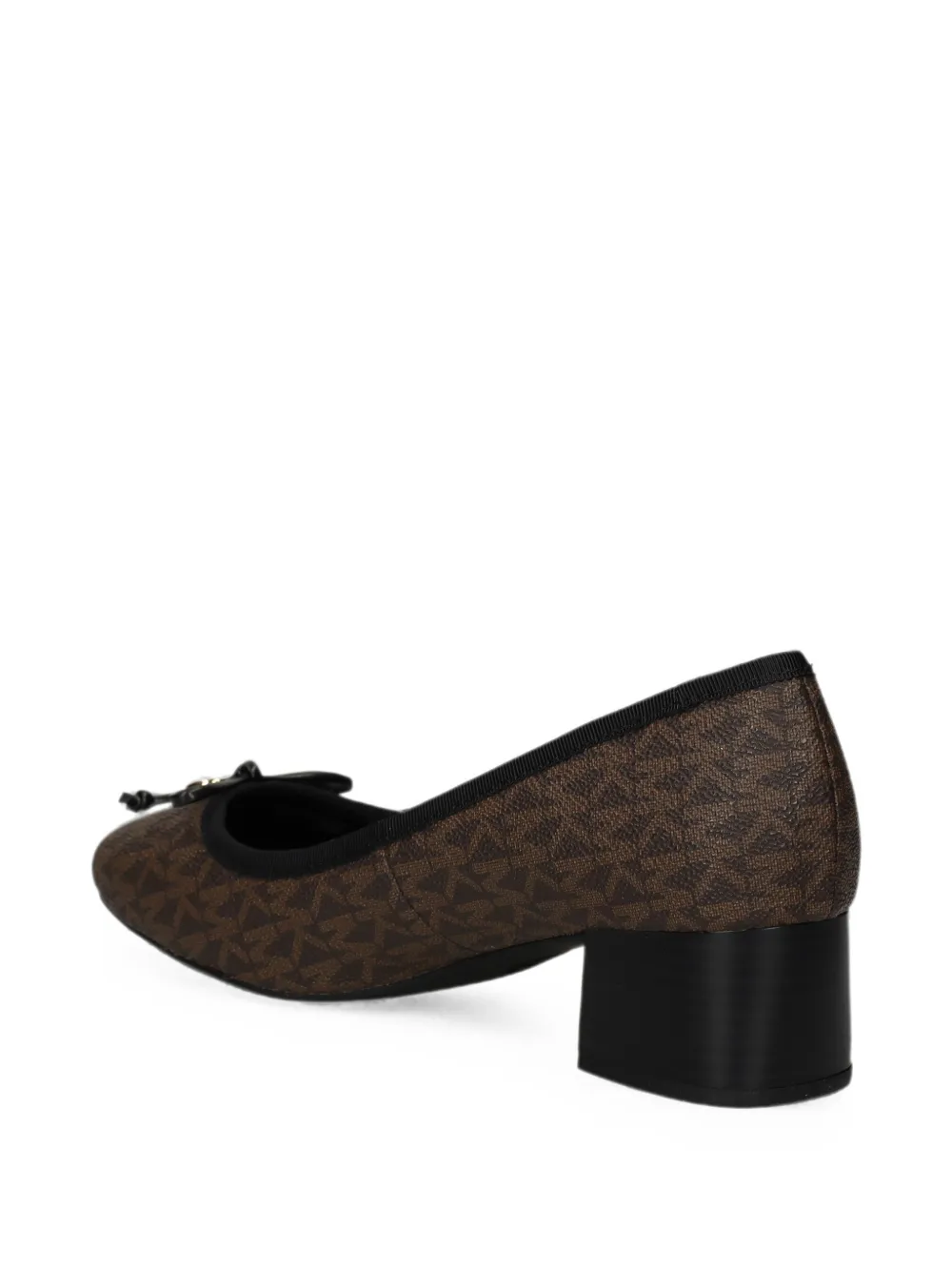 Michael Kors logo-print bow-detail pumps Bruin
