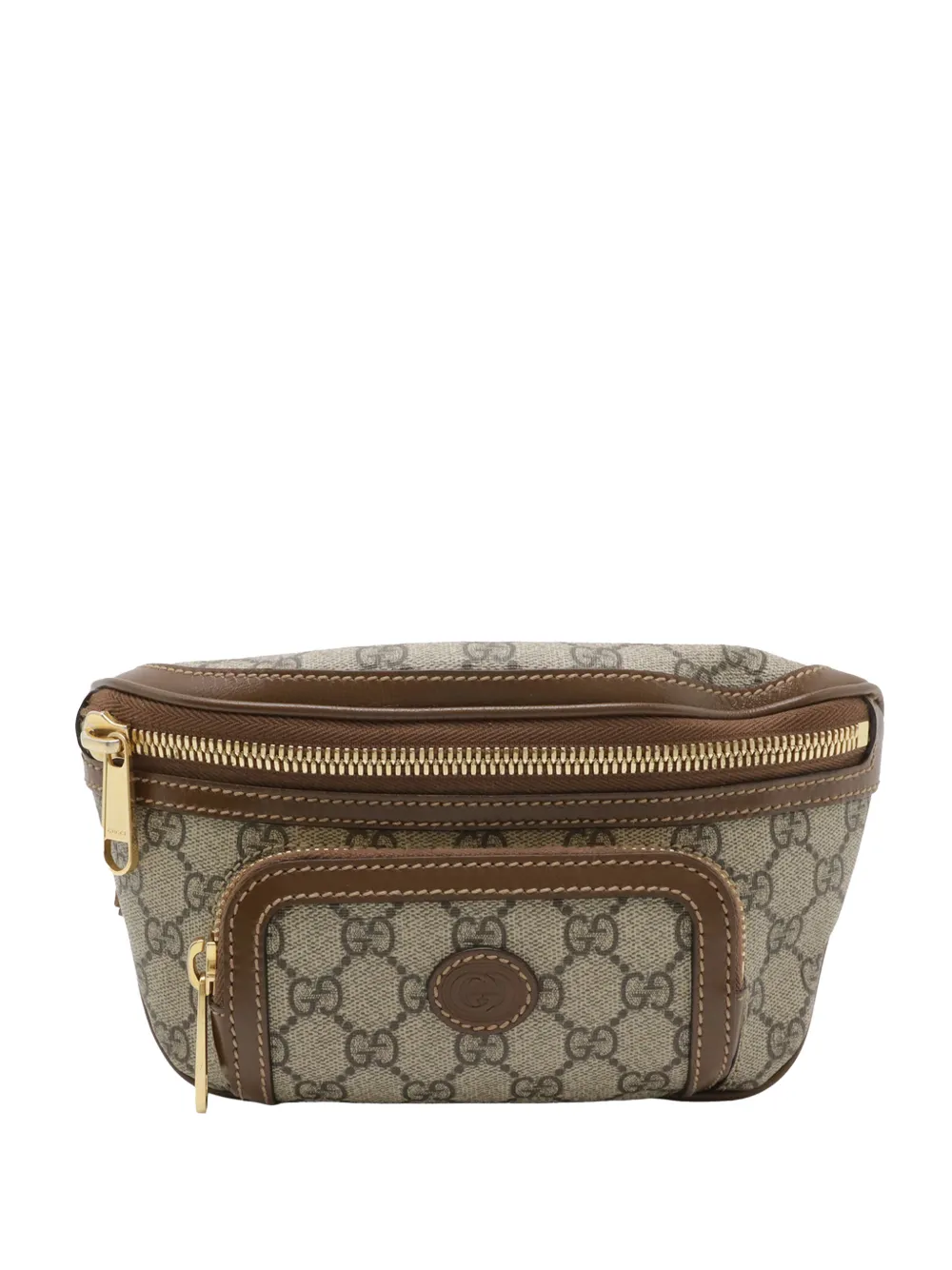 Gucci Pre-Owned 2016-2026 GG Supreme Interlocking G belt bag - Toni neutri