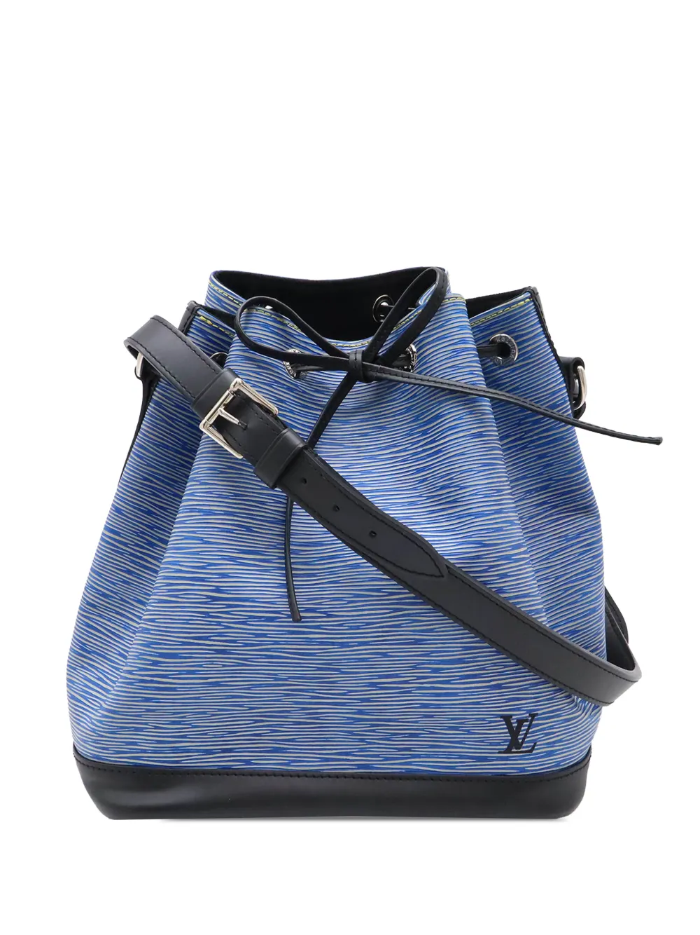 Louis Vuitton Pre-Owned 2017 Epi Denim Petit Bicolor Noe Beuteltasche - Blau