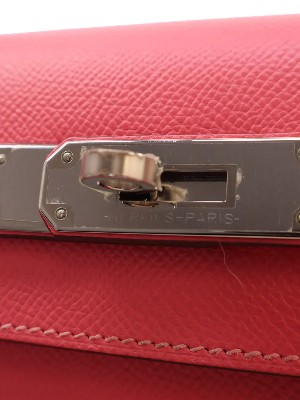 Hermès Pre-owned 2019 Epsom Kelly II Sellier 28 Satchel in Pink, view 5
