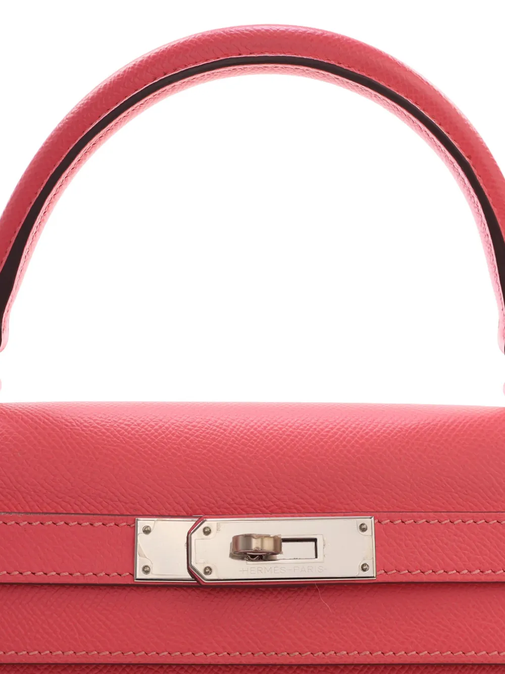 Hermès Pre-owned 2019 Epsom Kelly II Sellier 28 Satchel in Pink, view 2