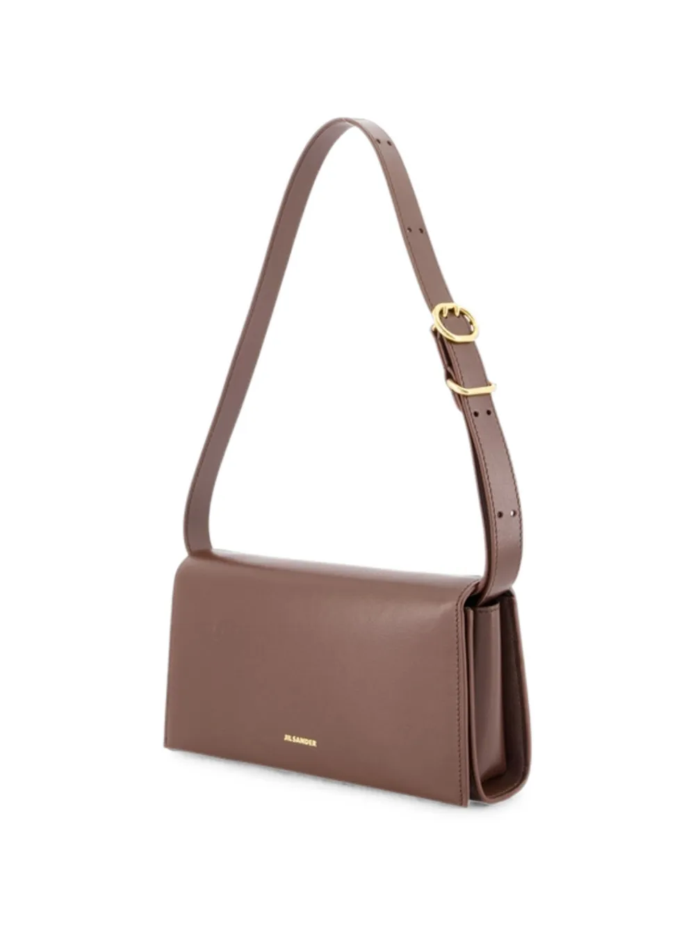 Jil Sander All Day レザーショルダーバッグ | ブラウン | FARFETCH JP