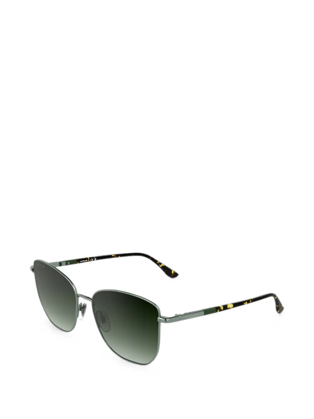 Lacoste Zonnebril met vlinder montuur Grijs