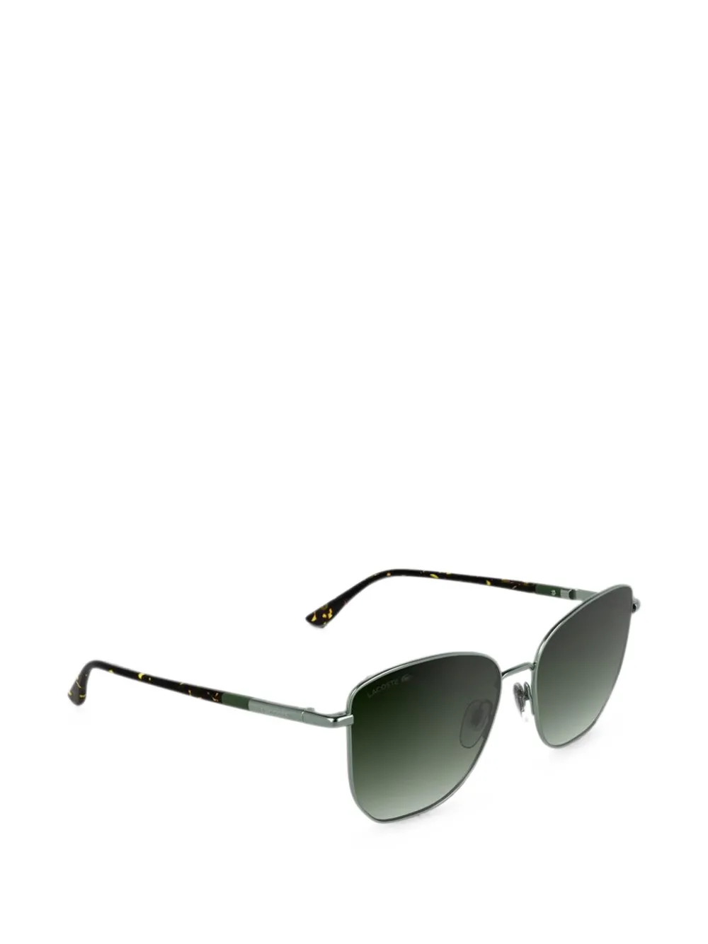 Lacoste Zonnebril met vlinder montuur Grijs