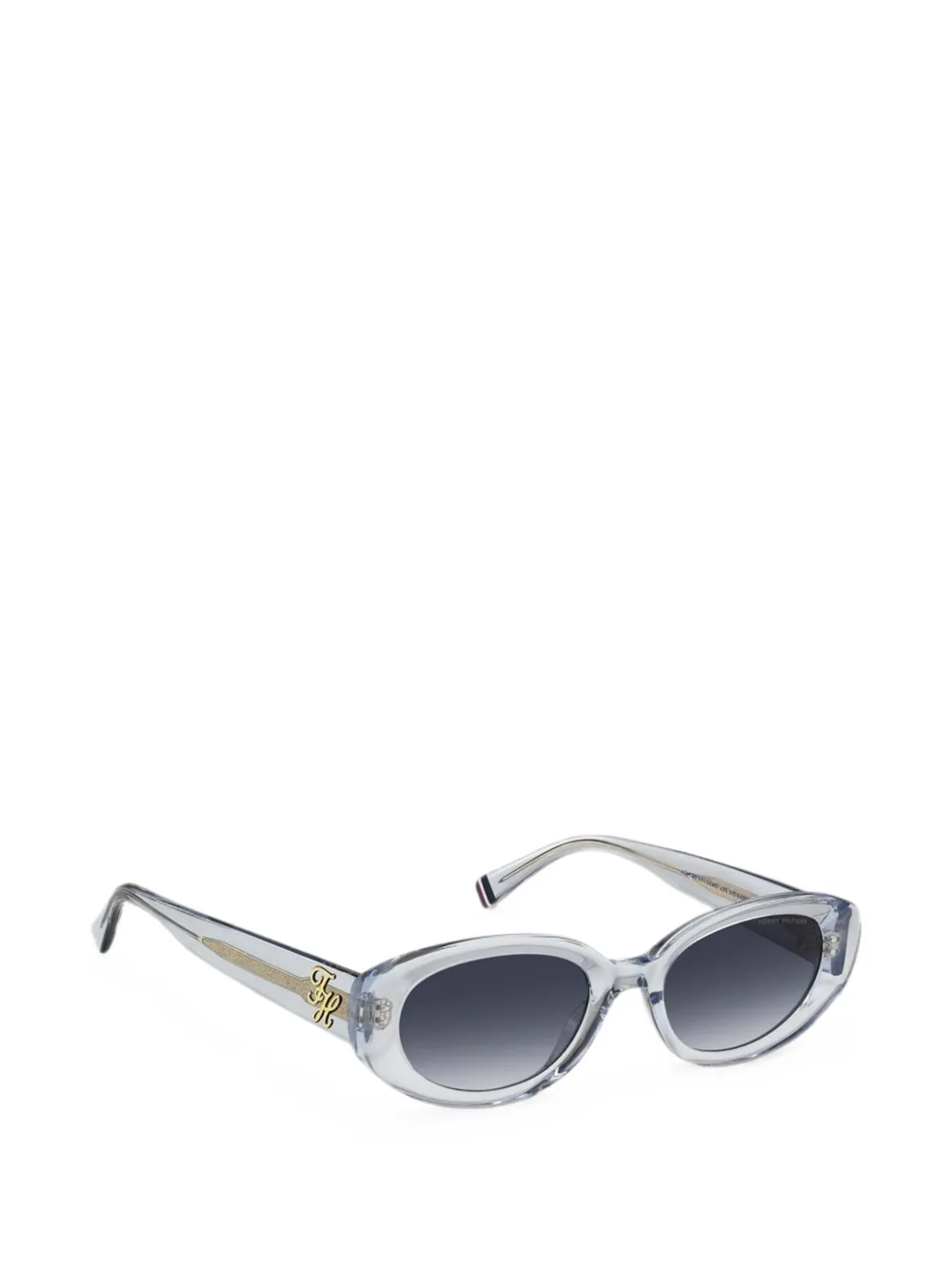 Tommy Hilfiger Zonnebril met ovalen montuur Blauw
