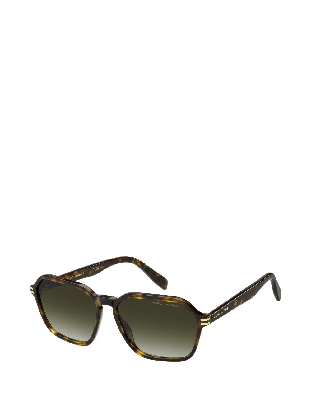 Marc Jacobs Eyewear Zonnebril met vierkant montuur Bruin