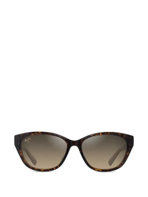 Maui Jim Punono tortoiseshell-effect cat-eye sunglasses