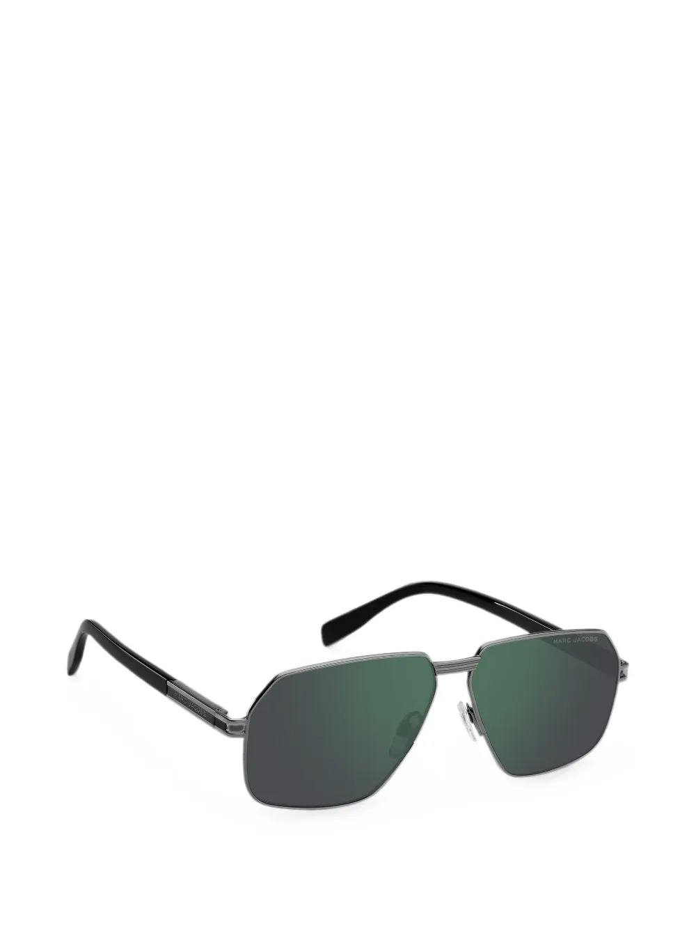 Marc Jacobs Eyewear Zonnebril met geometrisch metalen montuur Grijs