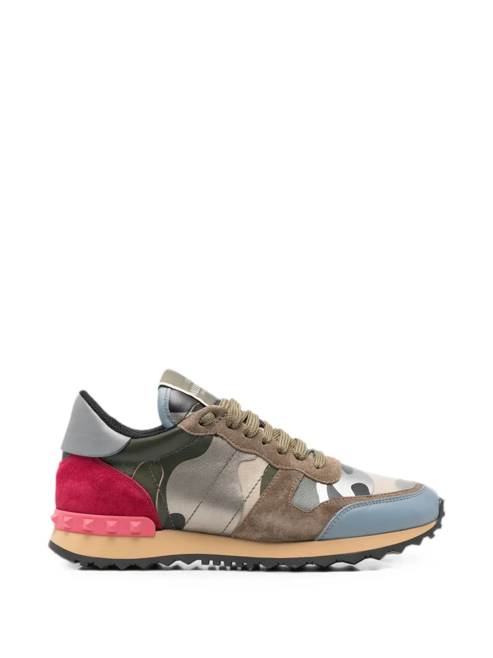 Valentino Garavani Pre-Owned 2010s camouflage-pattern sneakers - Grün