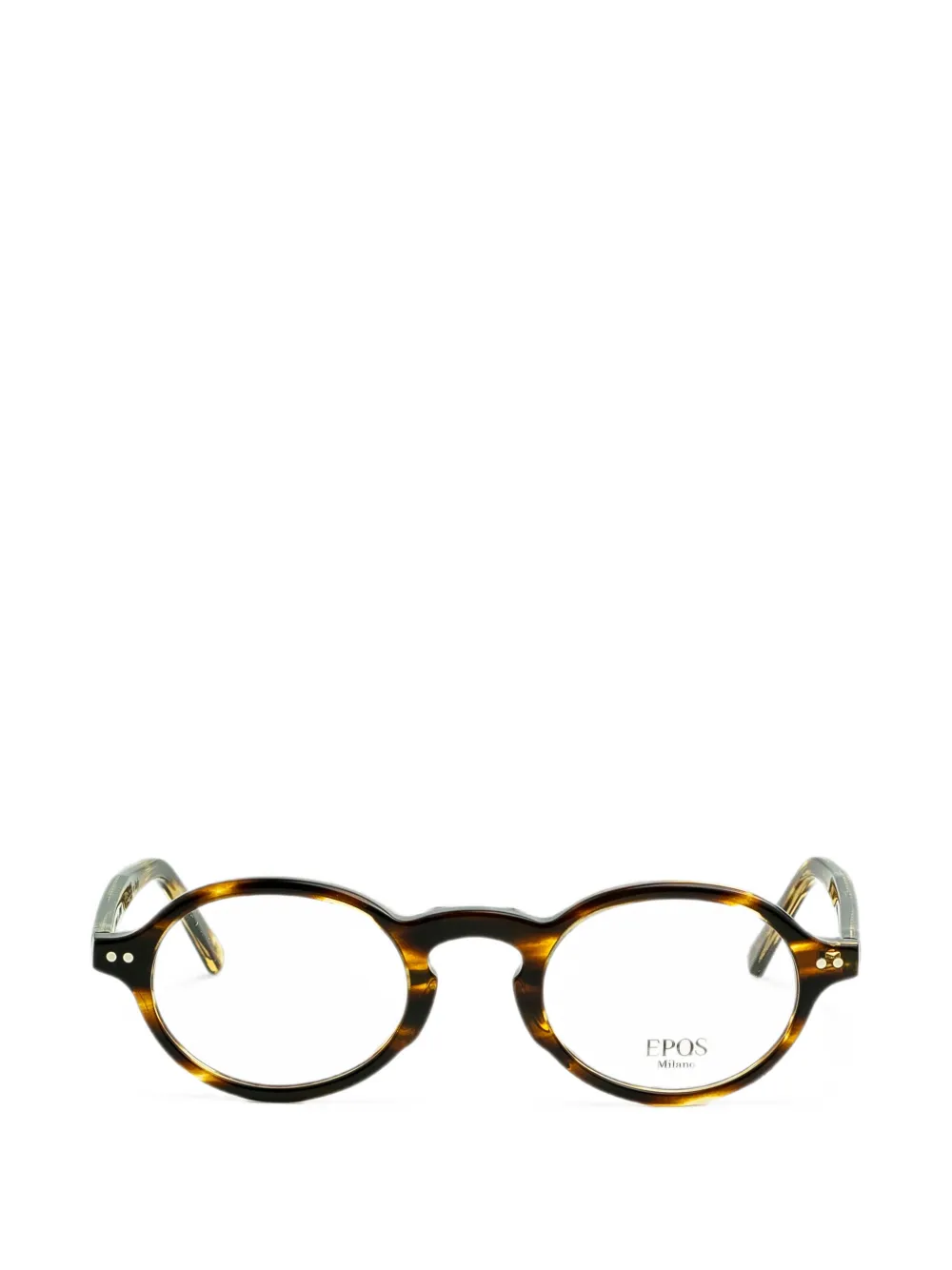Epos Dymas TG tortoiseshell-effect round-frame glasses | Brown | Image 1