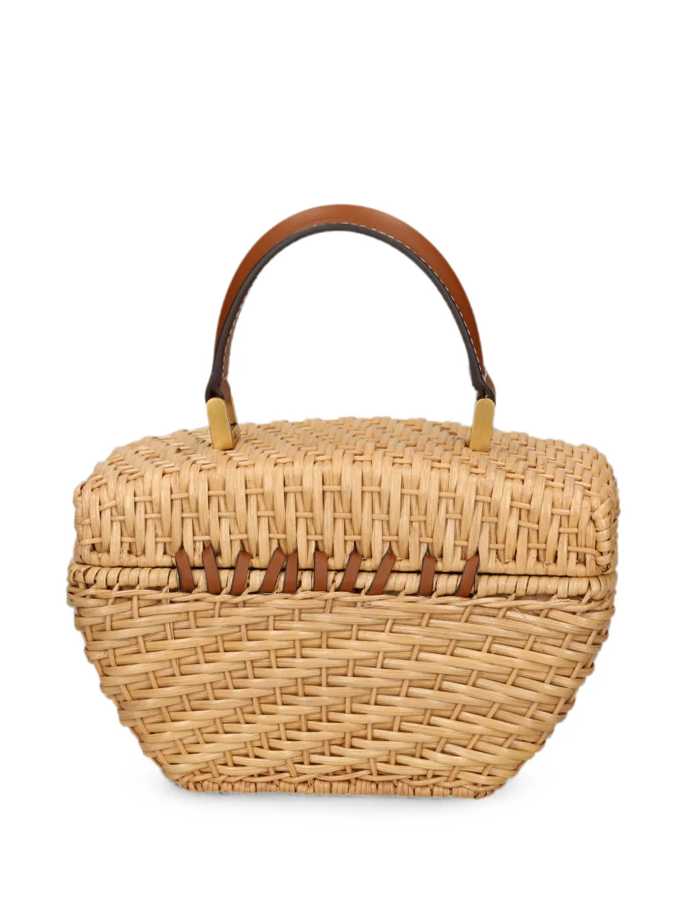 Cult Gaia Geweven shopper Beige