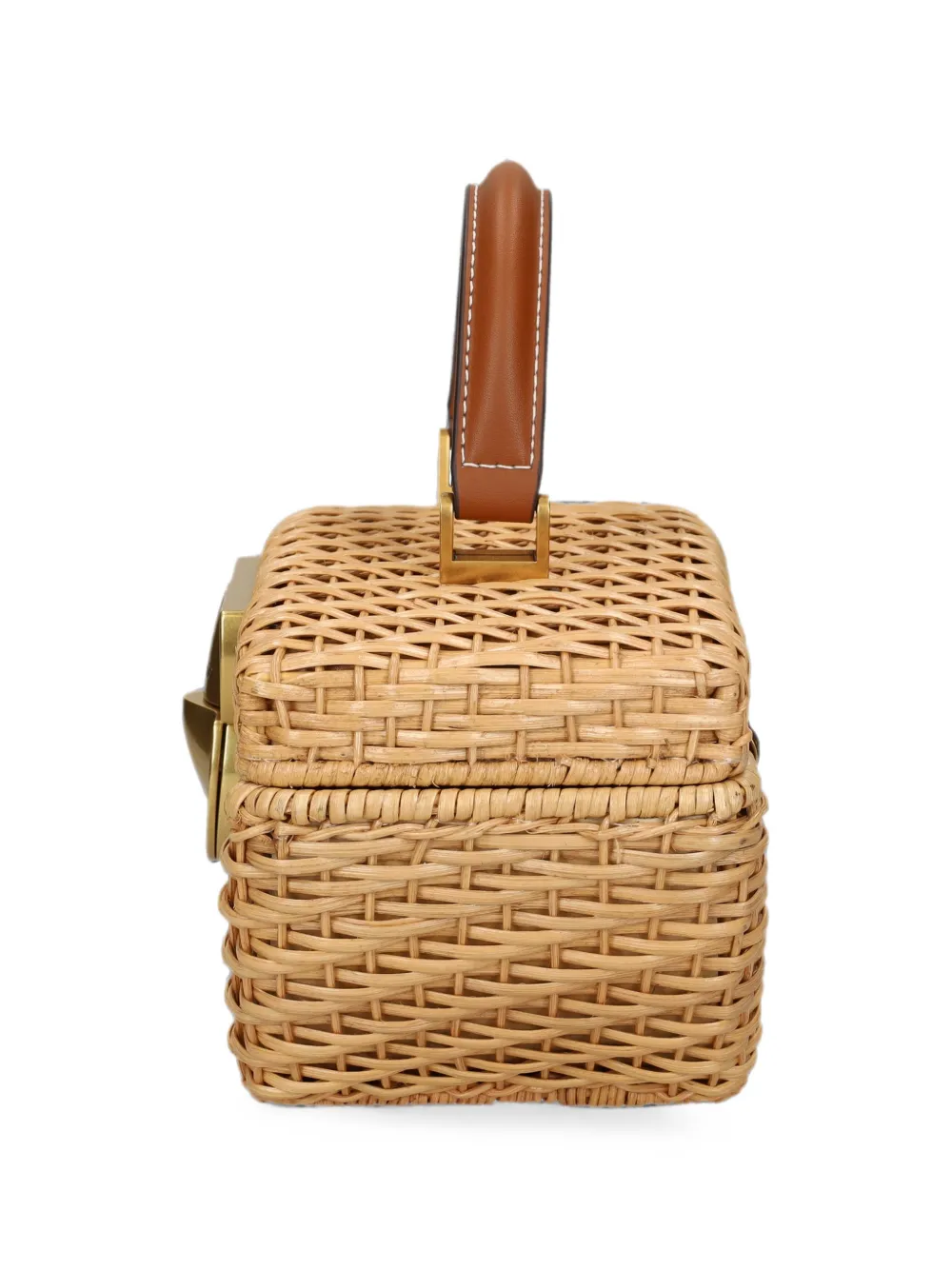Cult Gaia Geweven shopper Beige