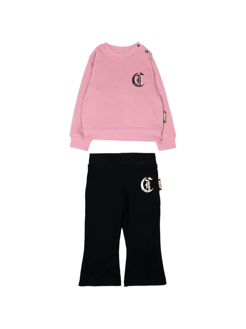 Just Cavalli Kids logo-print tracksuit - Rosa