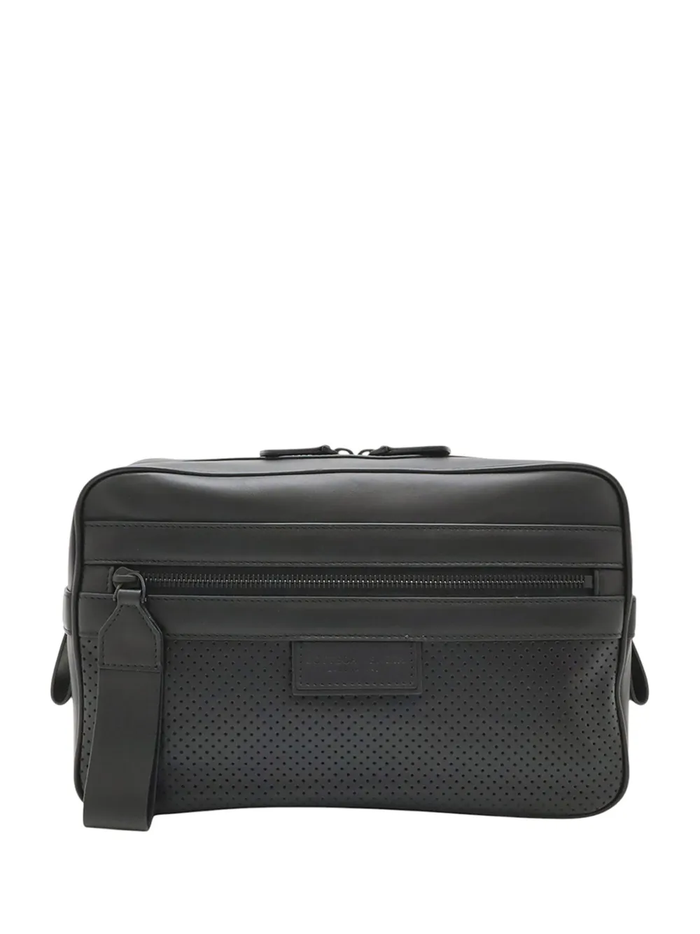 Bottega Veneta Pre-Owned 2012-2026 Perforated Calfskin Leggero belt bag - Nero