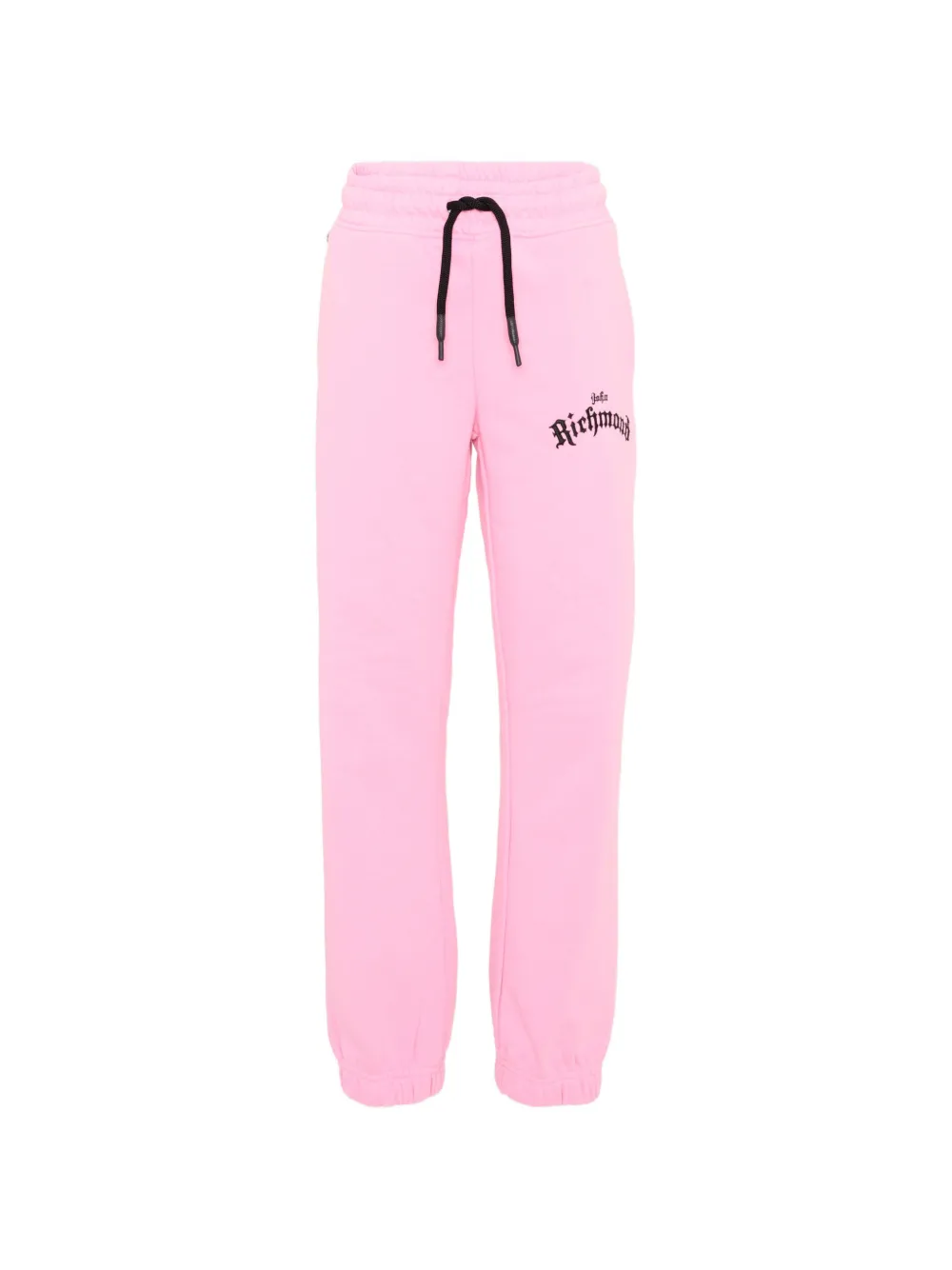John Richmond Junior pantalon de jogging à logo brodé - Rose John Richmond Junior pantalon de jogging à logo brodé - Rose