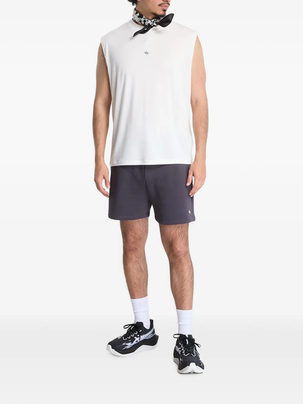 Represent 247 Dna Oversized Tank Top In White