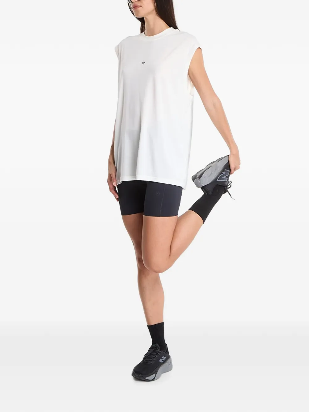 Represent 247 Dna Oversized Tank Top In White