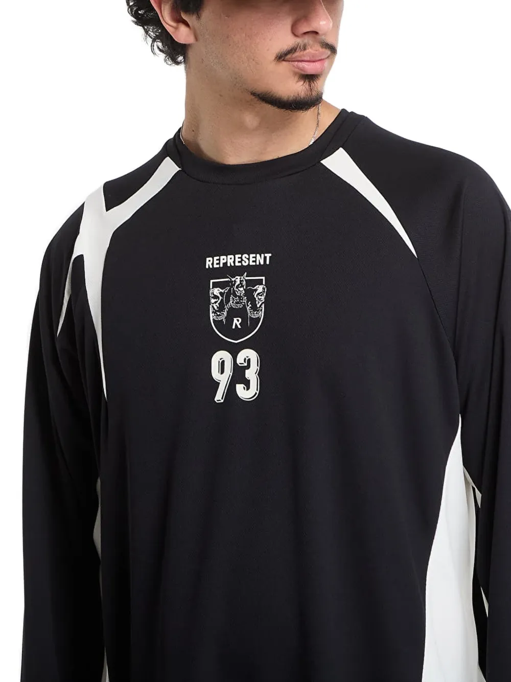 Represent T-shirt met logoprint Zwart