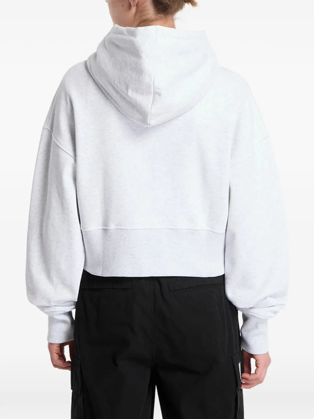 dime Cropped hoodie Grijs