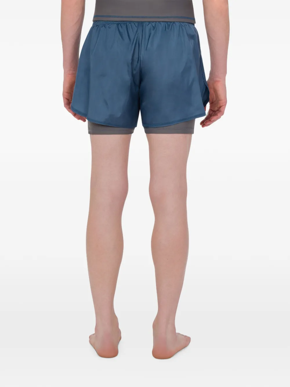 Moschino Gelaagde shorts Blauw