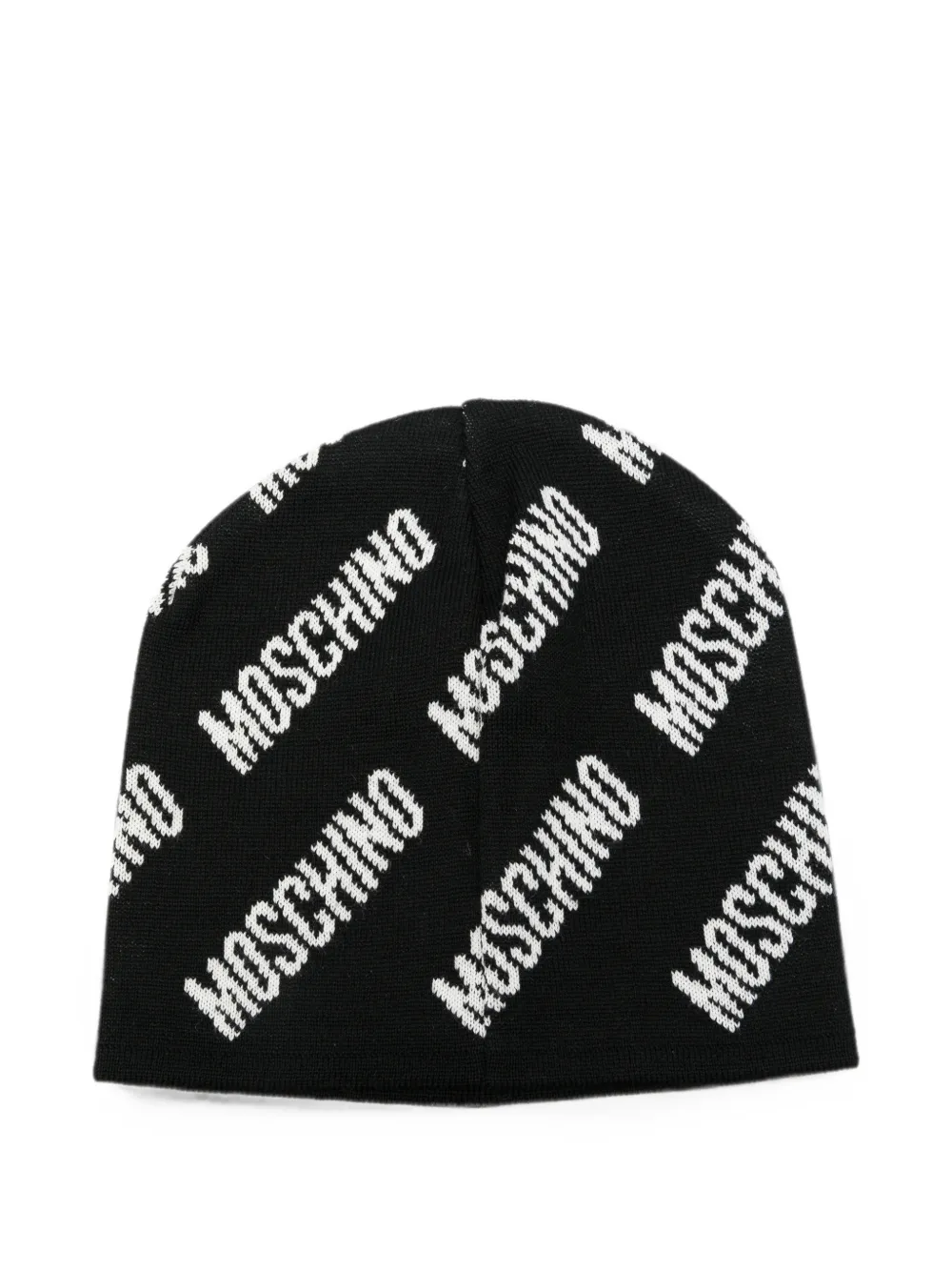 Moschino Muts met logoprint Zwart