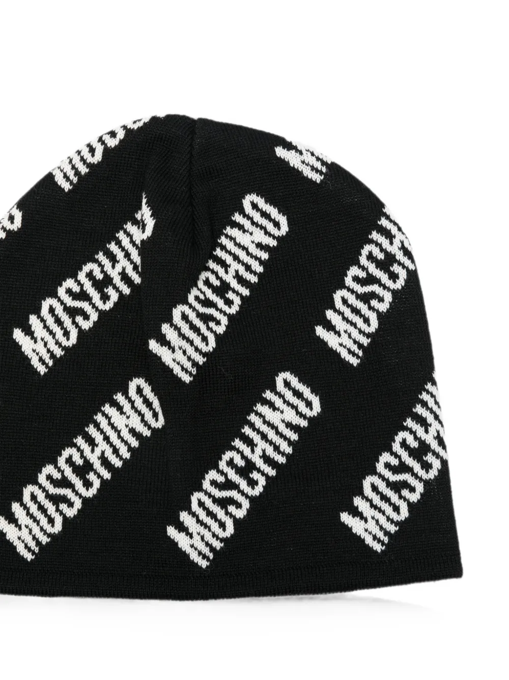 Moschino Muts met logoprint Zwart