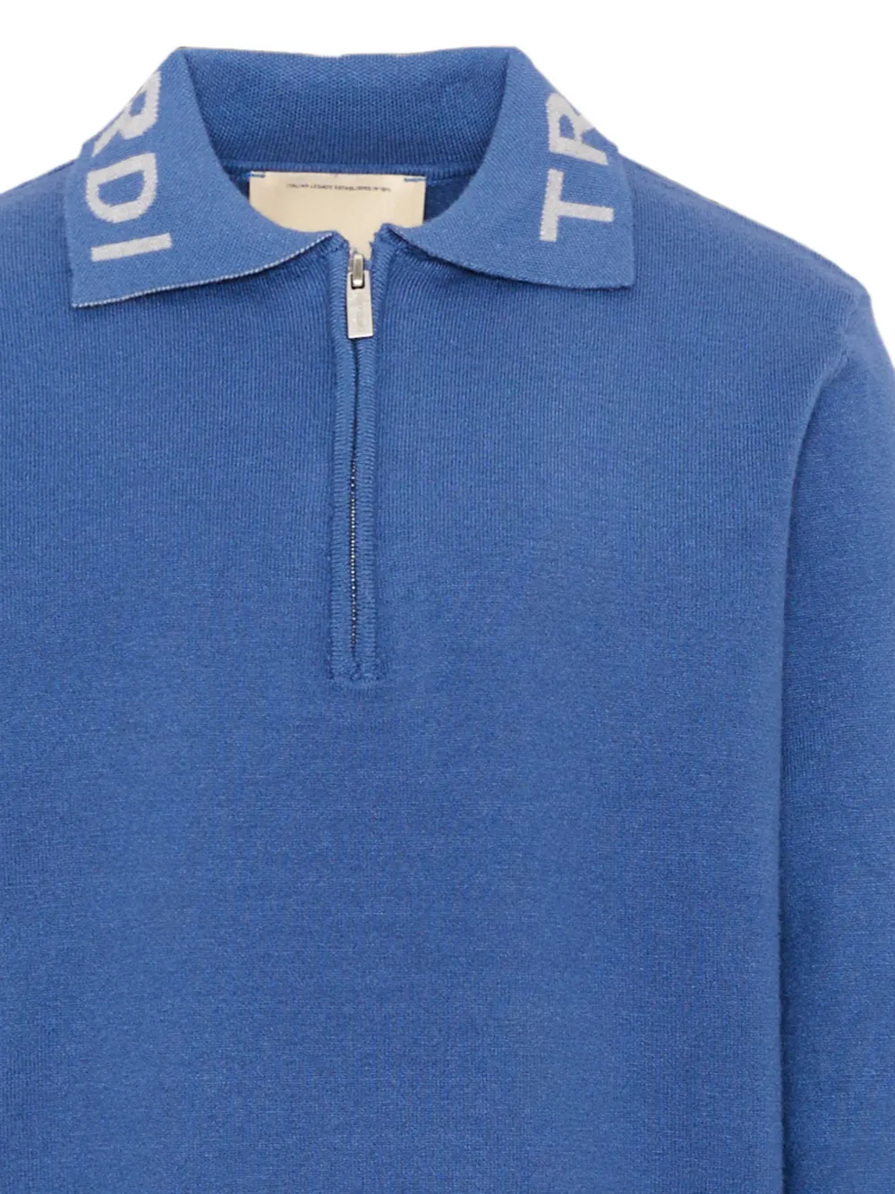 TRUSSARDI JUNIOR Poloshirt met rits Blauw