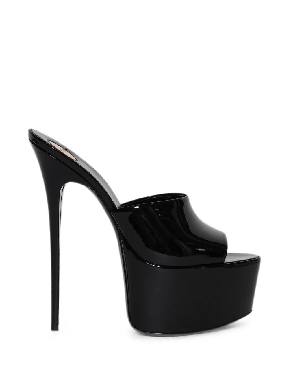 Saint Laurent Kika muiltjes met platform Zwart
